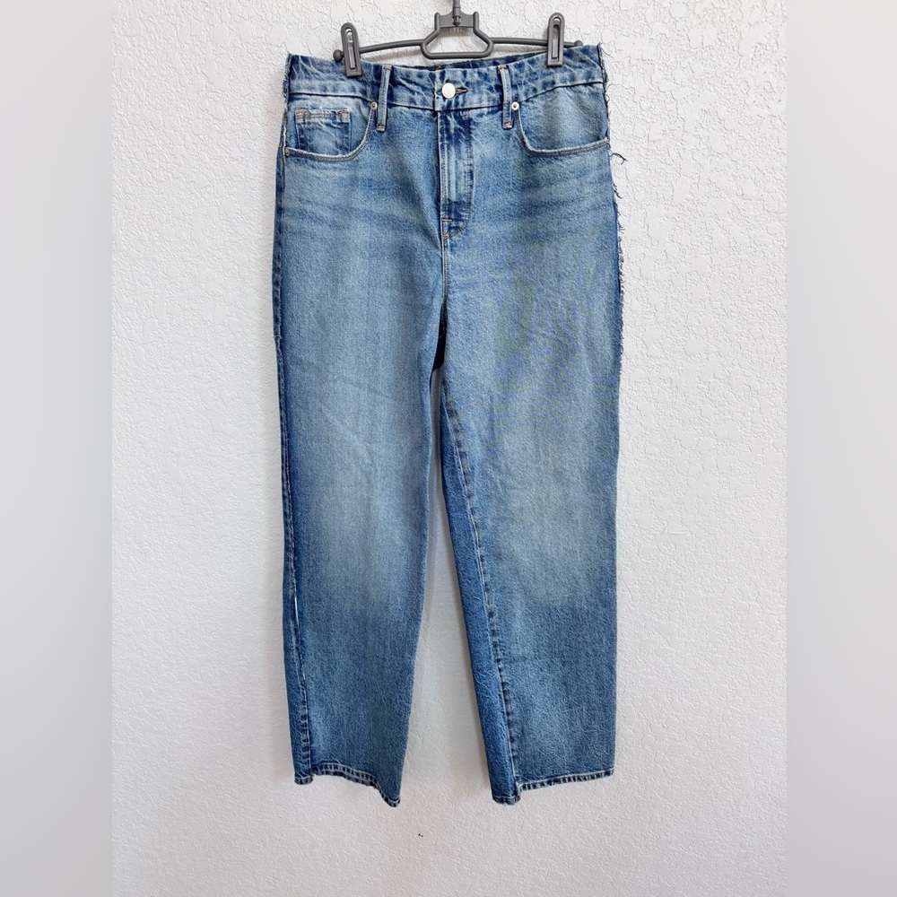Good American Mid Rise Baggy Jeans Size 29